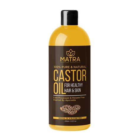 Matra 100 Pure And Cold Pressed Castor Oil For Hair Growth