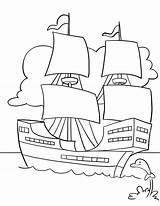 Mayflower Cristobal Barcos Colon Template Faciles sketch template