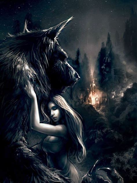 Werewolf Fantasy Art Werewolves And Vampires Pinterest