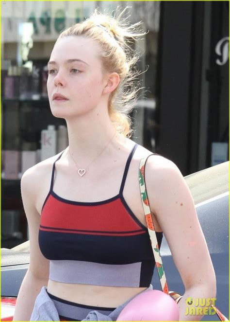 full sized photo of elle fanning shows off her fit physique after