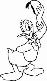 Coloring Donald Duck Disneys Hat Pages Choose Board Wecoloringpage Cartoon Sheets Disney Printable sketch template