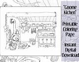 Coloring Printable Apothecary Cupboard sketch template