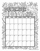 Calendar Coloring Printable December Kids Pages Woojr Dec Calender Christmas Woo Monthly Jr November Activities Printables Cute 2021 Print Planner sketch template