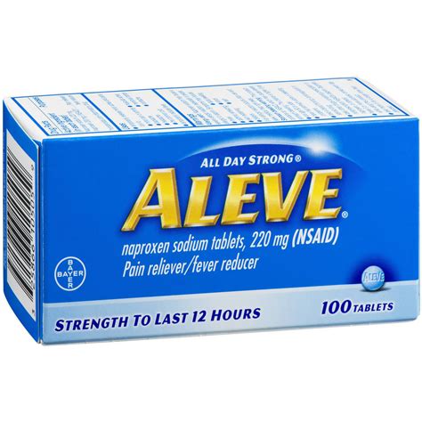 aleve naproxen sodium tablets  ct pack   walmartcom