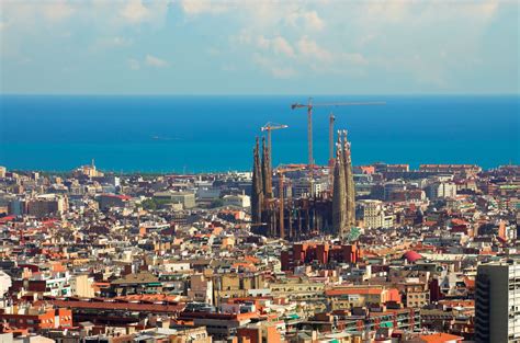 world visits barcelona spain  largest city