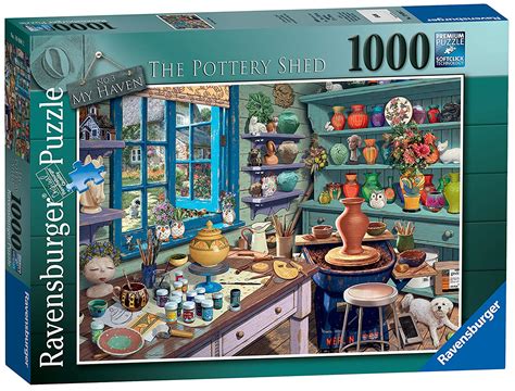 ravensburger  haven    pottery shed pc jigsaw puzzle toptoy