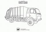 Coloring Truck Pages Mail Printable sketch template