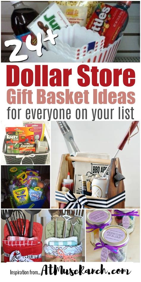 dollar store gift baskets     list