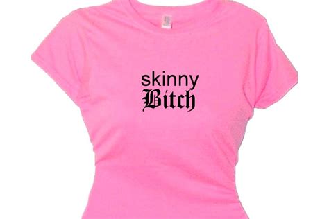 Skinny Bitch Weight Loss Tee Womens Fitness T Shirt