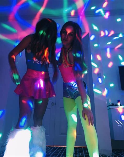 friends neon party outfits glow party outfit neon outfits