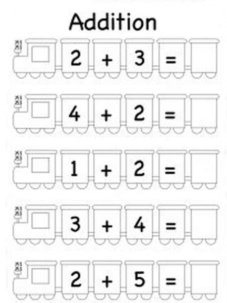 touch point addition worksheets