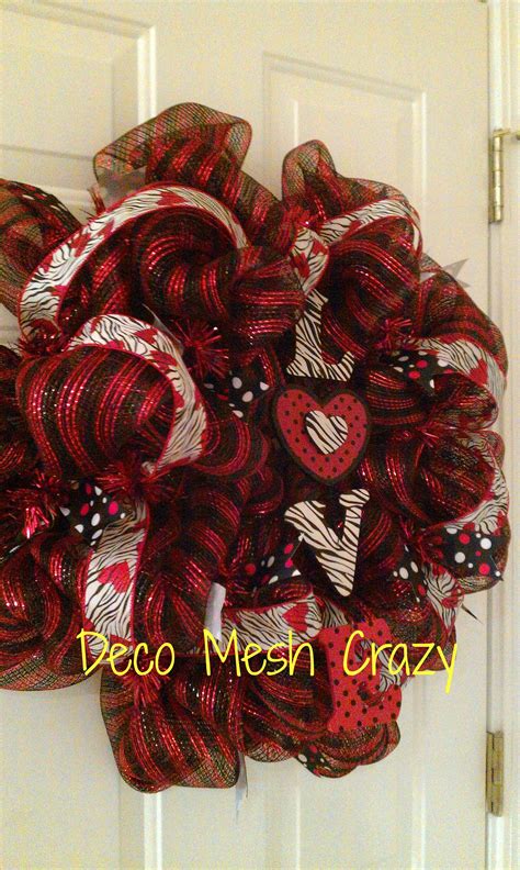 Valentine S Day Deco Mesh Wreath