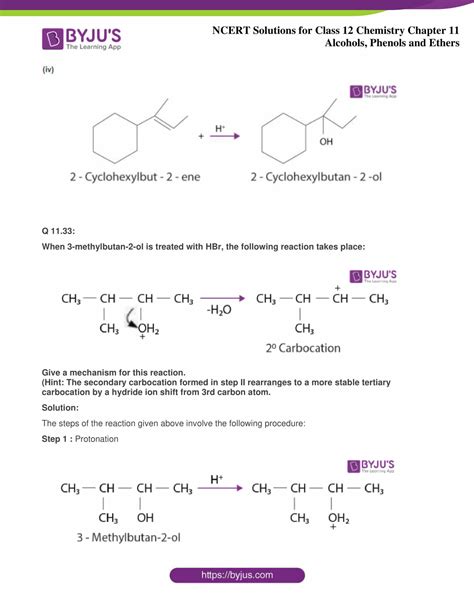 ncert solutions for class 12 chemistry chapter 11 alcohols phenols and