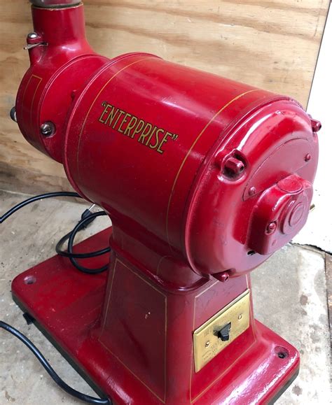 enterprise vintage cast electric coffee grinder