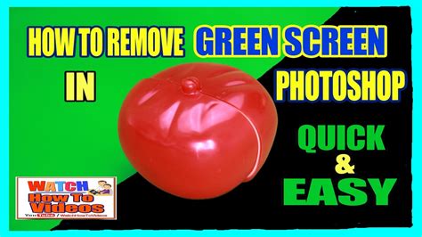 remove green screen  photoshop   remove green screen background
