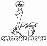 Smoove Snail sketch template