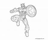 Coloring Capitan Avengers Ameryka Kapitan Superheroes Dibujos Kolorowanki Libroadicto Drukuj Pobierz sketch template