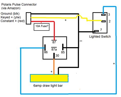 reverse led light bar wiring