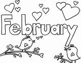 Febrero sketch template