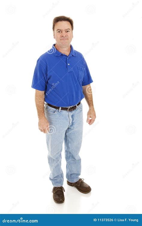 regular guy full body stock photo image  irish middle