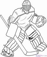Pages Coloring Nhl Getcolorings Hockey Color sketch template