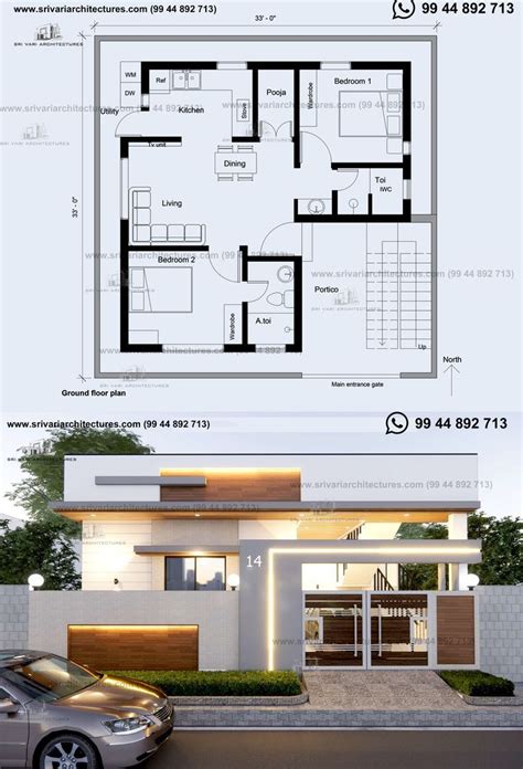 bhk house plan simple house plans house layout plans model house