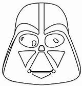 Wars Star Yoda Kids Printable Mask Masque Template Coloring sketch template