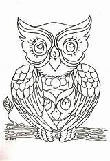 Coloring Owl Pages Printable Colouring Books Patterns Visit Tattoo Kids Sheets sketch template