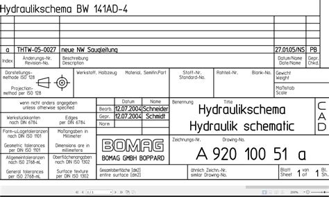 bomag bwadcv operating  maintenance instructions hydraulic schematic electrical circui