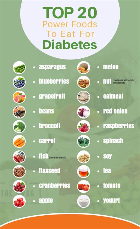 top power foods  eat  diabetes nutracraft