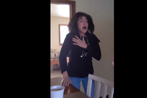 Watch Woman Screams At News She Ll Be A Grandma