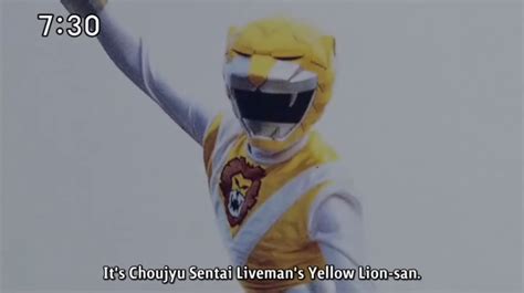 Super Sentai Images Ranger Profile Liveman Yellow Lion