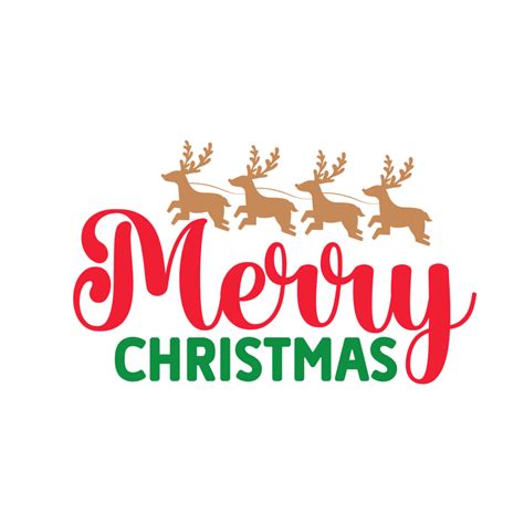 merry christmas day text lettering transparent background  png