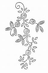 Para Bordar Flores Patrones Bordados Embroidery Patterns Rose Gratis Designs Bordado Patron Flowers Stitch Vine sketch template