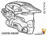 Coloring Halo Reach Pages Helmet Carter Kids Book sketch template