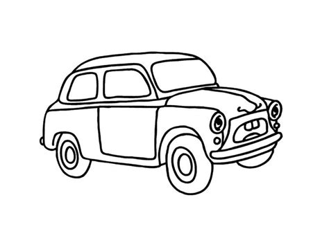car coloring pages simple easy coloring pages  boys cars