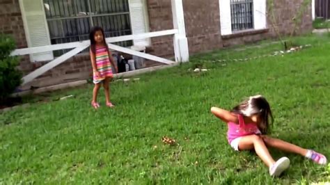 Funny Cartwheel Fail W My Sister Isabel Youtube