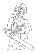 Vader Darth Lego sketch template