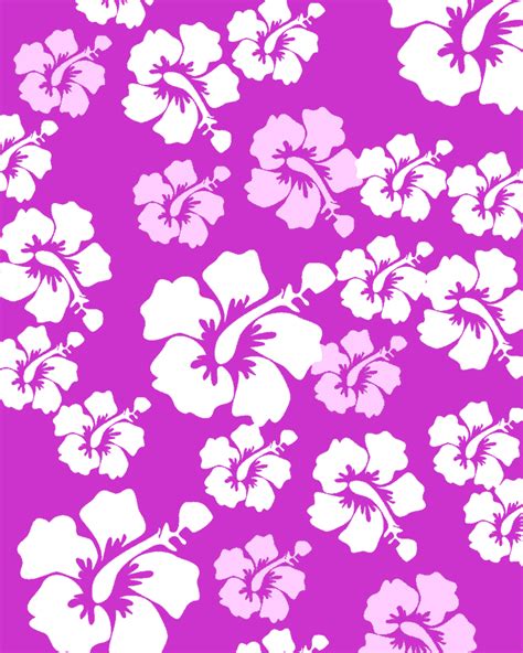 hawaii clip art pink hibiscus background  printable craft paper