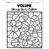 Volume Cubes Unit Using Number Color Finding Theme Spring Rebecca Ready Resources sketch template