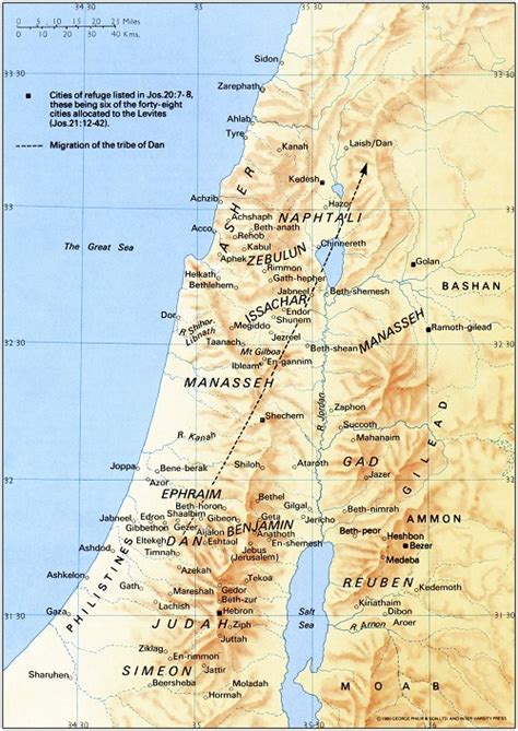 maps life  ancient israel
