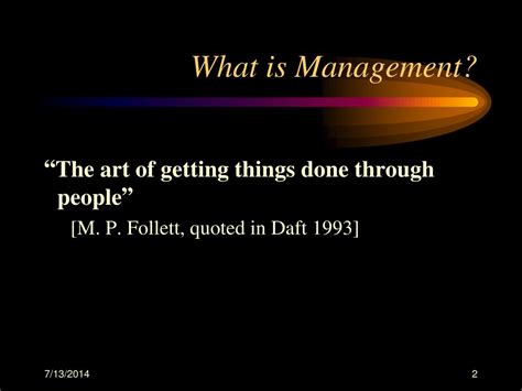 traditional definition  management powerpoint