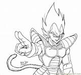 Vegeta Dragon Colorir Goku Desenhos Saiyan Majin Dbz Vegito Dibujo Fase Outros sketch template