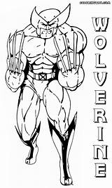 Wolverine sketch template