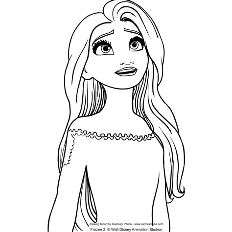 elsa frozen  coloring pages coloring home