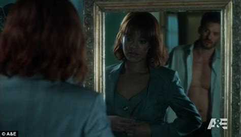 rihanna could not bear to watch her bates motel sex scene daily mail online