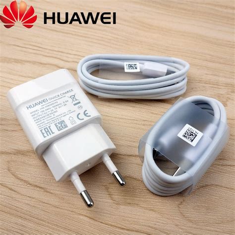 original huawei p lite charger qc eu wall micro usb type  cable   charge power adapter