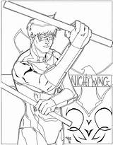 Nightwing Coloring Pages Kids Printable Bestcoloringpagesforkids Colouring Sheets Book Color Getcolorings sketch template