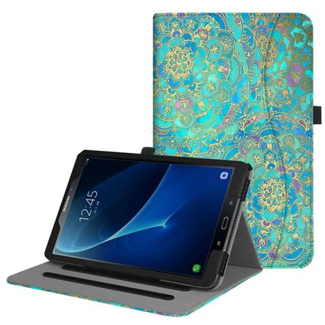 fintie samsung galaxy tab   sm   tablet case corner protection multi angle view