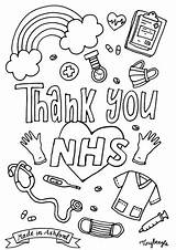 Nhs Colouring Sheet sketch template